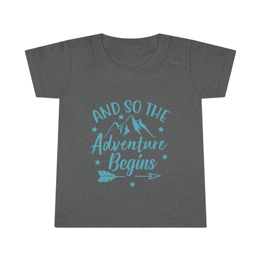 Adventure Begins Toddler T-shirt
