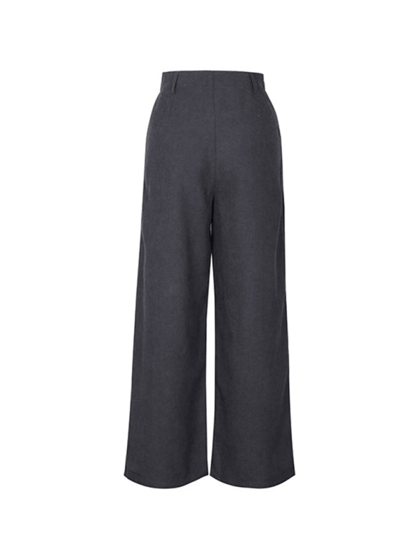 New Women's Corduroy Patch Pocket Pants