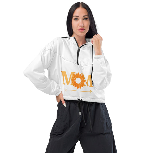 Women’s “Mom” cropped windbreaker