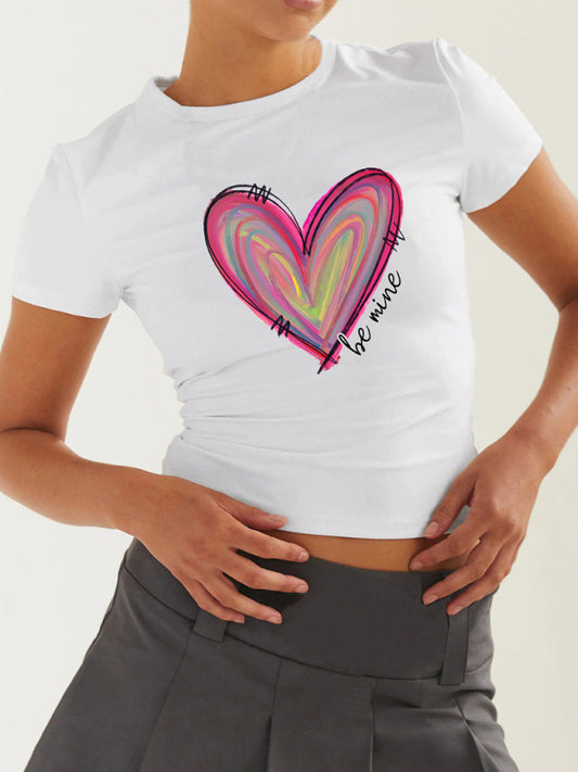 Women's new Valentine's Day T-shirt
